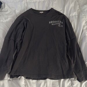 Garage Charcoal Long Sleeve Top